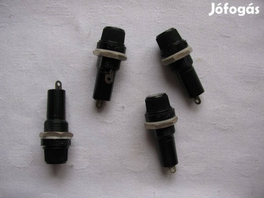 Biztosíték foglalat , 6,3 x 32 mm biztosítékhoz