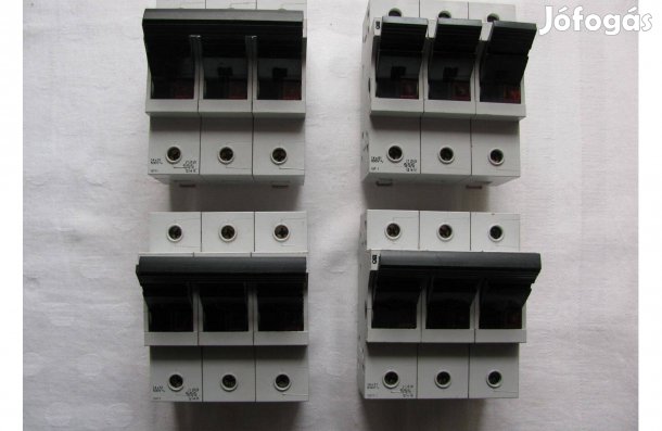 Biztosítéktartó foglalat 4 db , háromfázisú