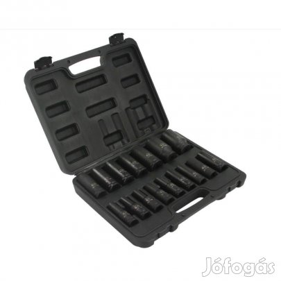 Bjc hosszított gépi dugókulcs készlet 1/2", 10-32 mm, 16 db