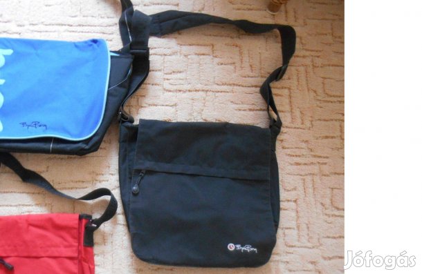 Björn Borg vászon válltáska, fekete