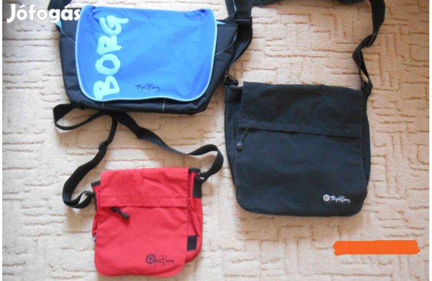 Björn Borg vászon válltáska, piros