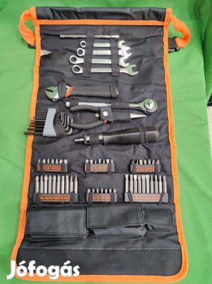 Black+Decker A7063-Qz 76 darabos szerszámkészlet komplett, tokban