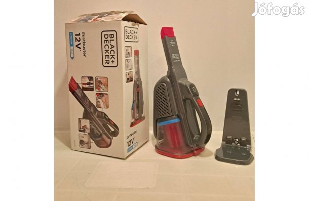 Black+Decker Bhhv315B, akkus porszívó töltőállomással, 12V, szinte új