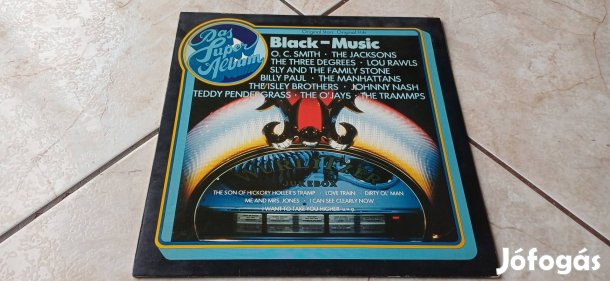 Black Music bakelit hanglemez