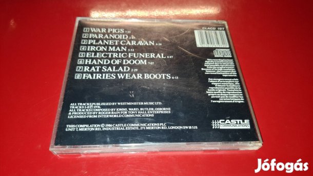 Black Sabbath Paranoid Cd 1986