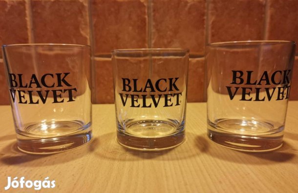 Black Velvet whiskey-s pohár szett