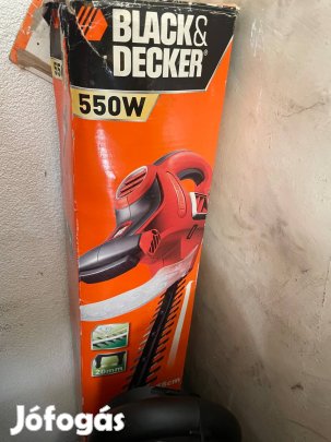 Black & Decker 550W elektromos sövényvágó erős kerti gép
