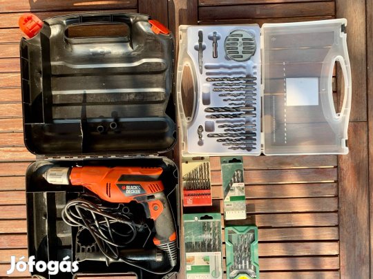 Black & Decker komplett fúró készlet