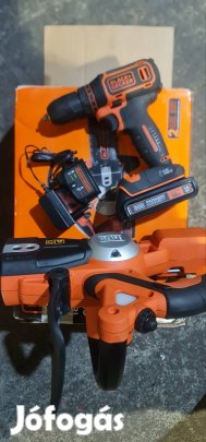 Black and decker akkus szett láncfűrész és csavarozó
