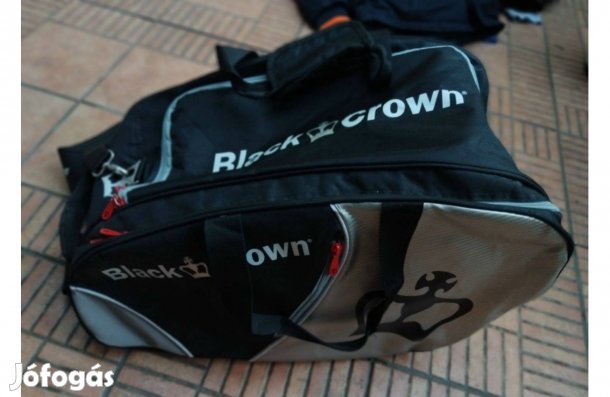 Black crown tenisztáska ütőtartó sport táska edzőtáska tenisz táska