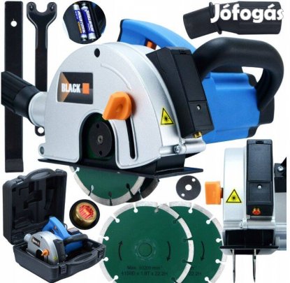 Black elektromos lézeres falhoronymaró marógép 1700W