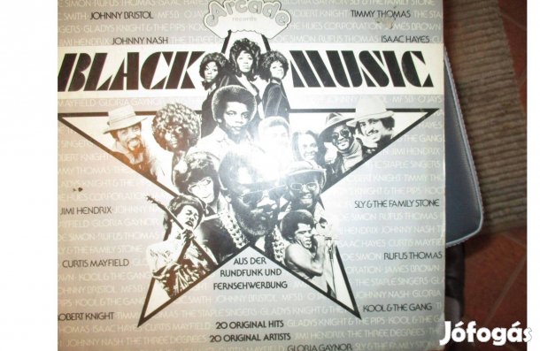 Black musik bakelit hanglemez eladó