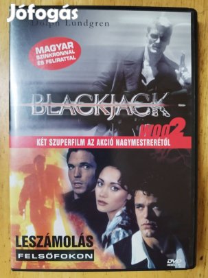 Blackjack + Leszámolás felsőfokon újszerű dvd John Woo
