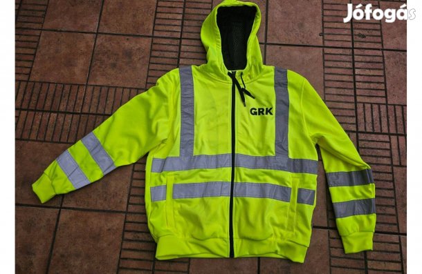 Blaclader kapucnis láthatósági munkás pulóver munkáskabát L XL új