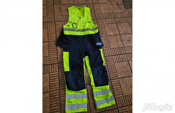 Blaklader láthatósági lengőzsebes munkás overál munkásnadrág 54 XL új