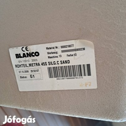 Blanco mosogató eladó!