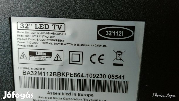 Blaupunkt 32" led tv, hibás