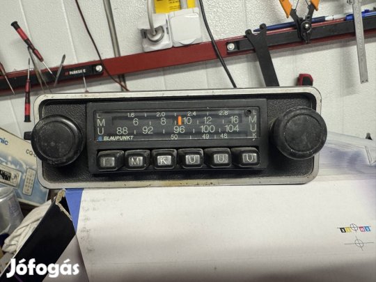Blaupunkt Frankfurt retro rádió fejegység Porsche Mercedes VW BMW 