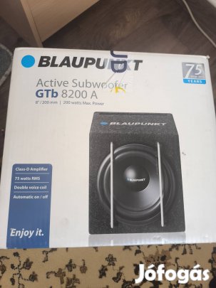 Blaupunkt GTb 8200A aktív basszusláda erősítővel