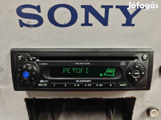 Blaupunkt Malaga CD36 autórádió Zöld világítással