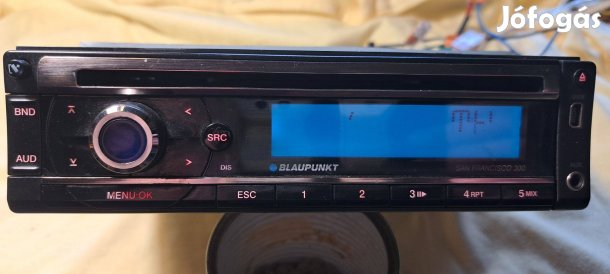 Blaupunkt SAN Francisco 300 ,CD,AUX,USB autórádió, hibás kijelző
