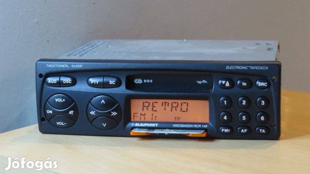 Blaupunkt Wiesbaden RCR 148 régi retro autóradió