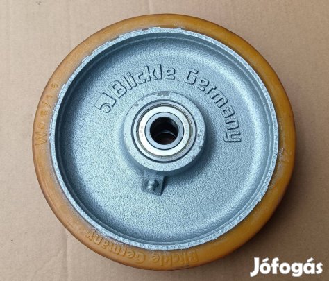 Blickle poliuretán kerék átmérő 200mm, Blickle görgő, castor wheel