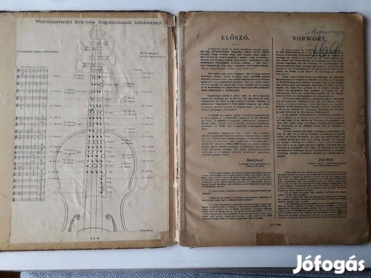 Bloch: Hangsoriskola Op.5.I. - hegedű kotta