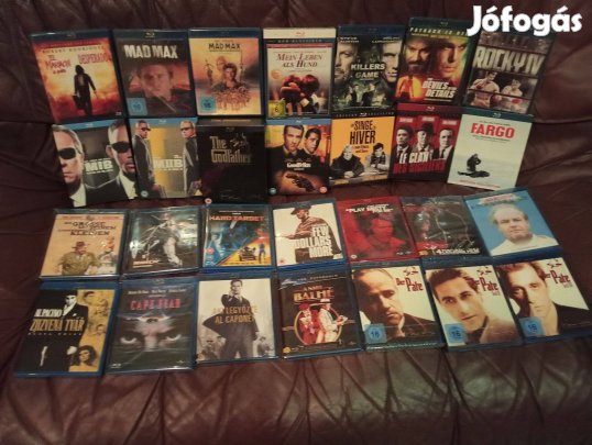 Blu-ray film gyűjtemény . Cserélhető !