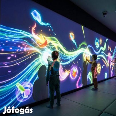 Blue Game Wall Interaktív vetített játékfal (Akár 2-5-10m+ méretben!)