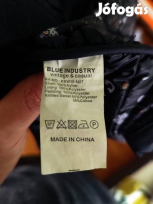 Blue industry jacket M