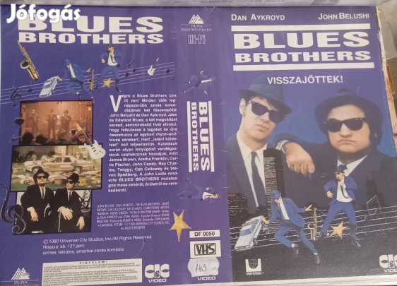 Blues brothers - vígjáték vhs - Dan Aykroyd