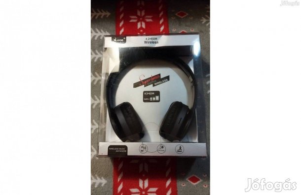 Bluetooth, mikro SD kártyás fejhallgató