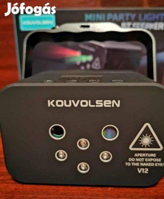 Bluetooth party hangszóró LED + lézerfénnyel, mikrofonnal