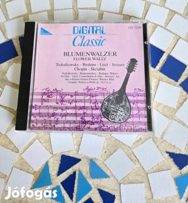 Blumenwalzer Klasszikus Keringők CD (Kék Duna, Virágkeringő stb.)