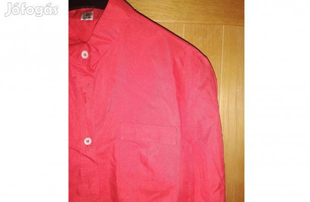 Blúz, felső, ing, piros, 38-as