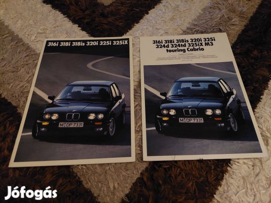 Bmw e30 prospektus katalógus