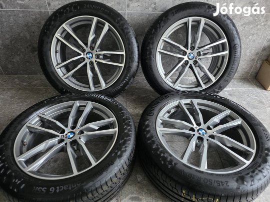 Bmw gyári alufelni 19 felni G01 X3 G02 X4  IX3 continental nyári gumi