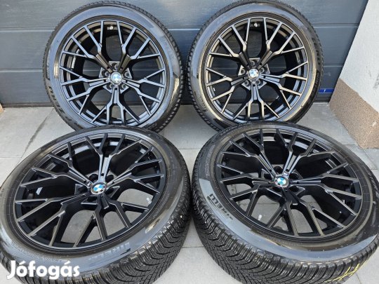Bmw gyári alufelni 20 felni 5x112 x3 g45 i7 g70 pirelli téli gumi 