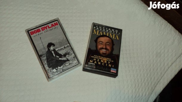 Bob Dylan és Pavarotti kazetták csomagban