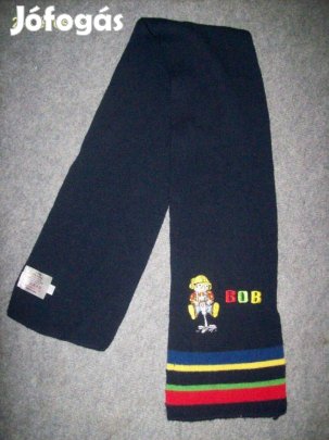 Bob a mester mintás kék sál 2-4 évesre kék színű sál