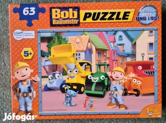 Bob der Baumeister szinte új 63 dbos puzzle