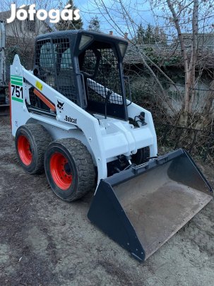 Bobcat 751 G széria 2100kg Kubota motoros csúszókormányzású munkagép