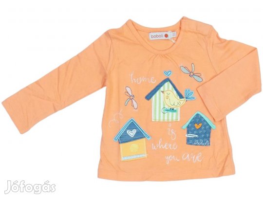 Boboli Új (címkés) Lány Hosszú ujjú felső (Méret: 80)