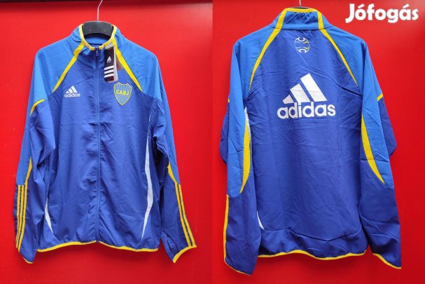 Boca Juniors eredeti kék adidas cipzáras felső (M)