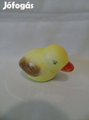 Bodrogkeresztúri kerámia sárga kacsa dísztárgy