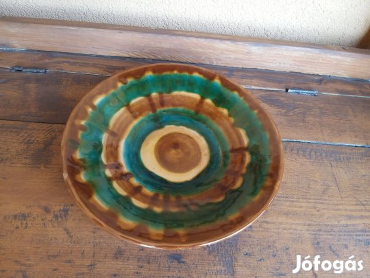 Bodrogkeresztúri retro kerámia tál
