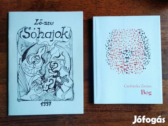 Bog Csobánka Zsuzsa Szoba Kiadó, 2009 Sóhajok Lő-Zsu Budapest, 1997
