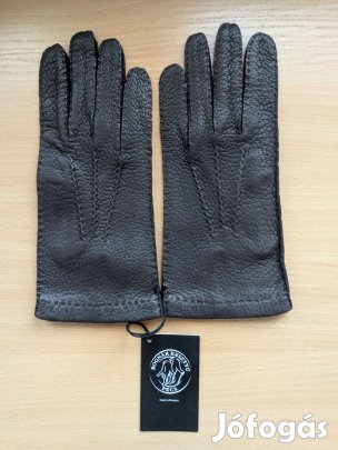 Bognár Pécsi sötétbarna bőrkesztyű #2