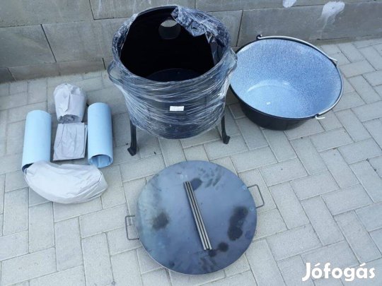 Bogrács-grill szett teljesen új